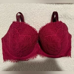 Victoria's Secret | 36DD | Dream Angels | Lightly Lined Lace & Velvet Demi Bra